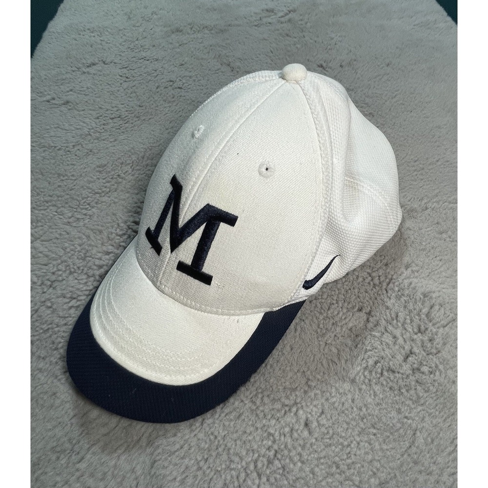 Vintage Nike Michigan Wolverines Strap back Hat Cap‎ Team Y2K